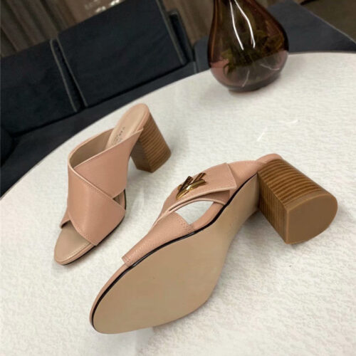 High Quality Luxury Louis Vuitton Heels Slippers product detail