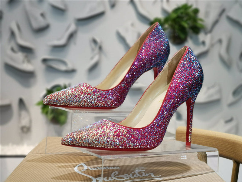 High Quality Luxury Christian Louboutin Heels With Diamonds product detail