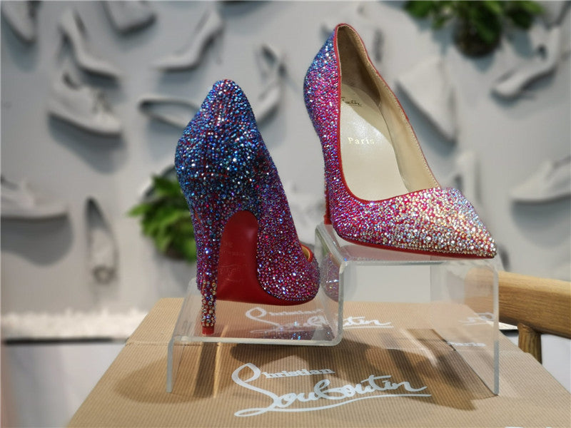 High Quality Luxury Christian Louboutin Heels With Diamonds product detail
