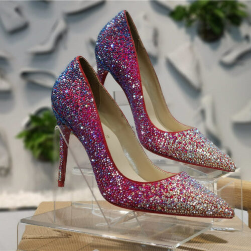 High Quality Luxury Christian Louboutin Heels With Diamonds