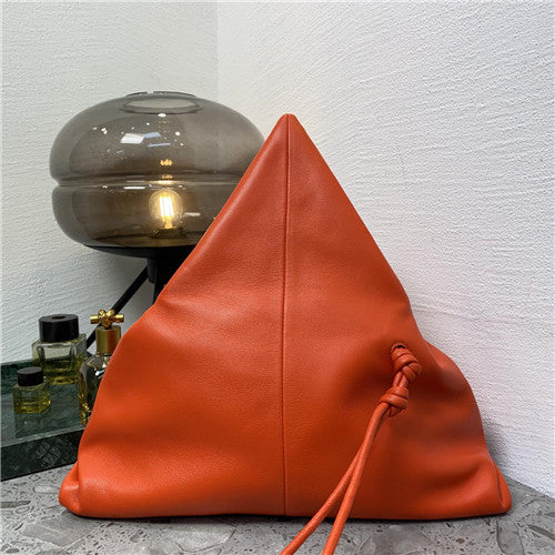 High Quality Luxury Bottega Veneta Triangle Clutch Orange alternate view