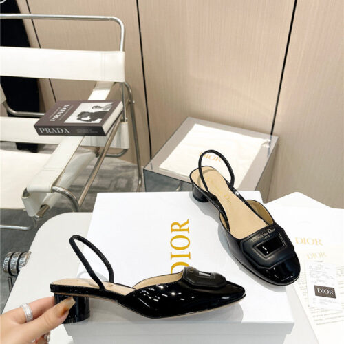 High Quality Luxury Dior Hollow Strappy Sandals – Style 83334 product detail