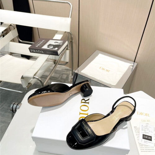 High Quality Luxury Dior Hollow Strappy Sandals – Style 83334 product detail