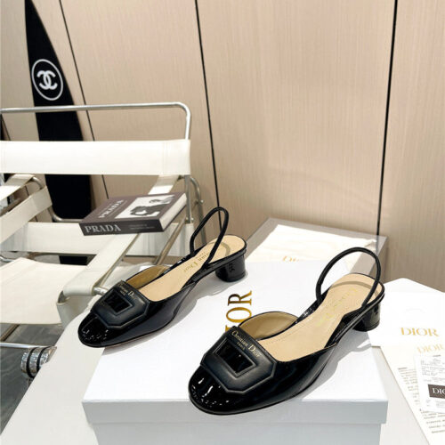 High Quality Luxury Dior Hollow Strappy Sandals – Style 83334 alternate view