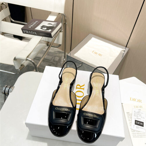 High Quality Luxury Dior Hollow Strappy Sandals – Style 83334 product detail