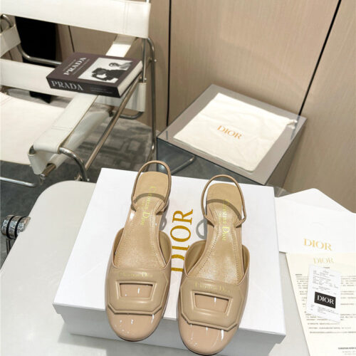 High Quality Luxury Dior Hollow Strappy Sandals – Style 71462 product detail