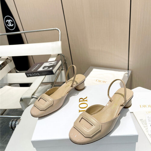 High Quality Luxury Dior Hollow Strappy Sandals – Style 71462 product detail