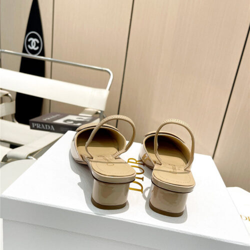 High Quality Luxury Dior Hollow Strappy Sandals – Style 71462 product detail