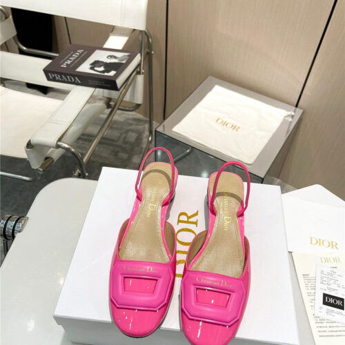 High Quality Luxury Dior Hollow Strappy Sandals product detail