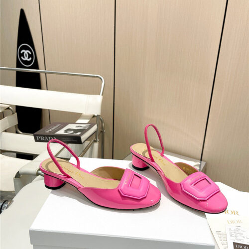 High Quality Luxury Dior Hollow Strappy Sandals