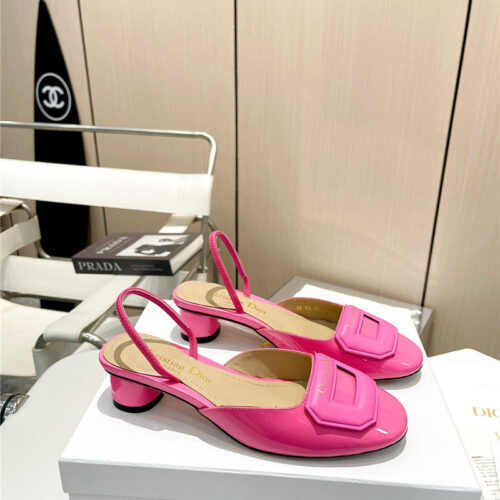 High Quality Luxury Dior Hollow Strappy Sandals product detail