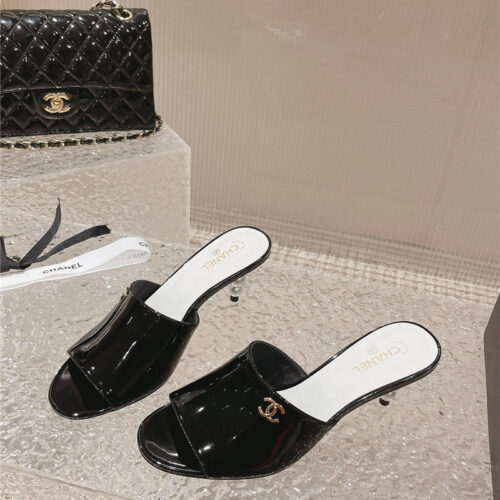 High Quality Luxury Chanel Hot Style Shoe Upper Big Logo Slippers – Style 14534
