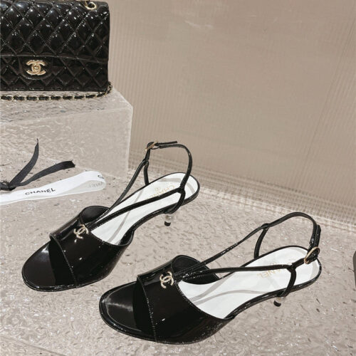 High Quality Luxury Chanel Explosion Models Large Logo Sandals