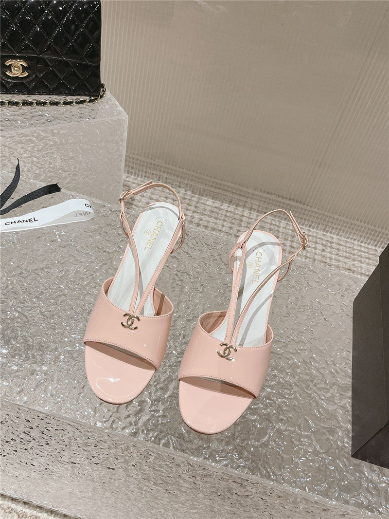 High Quality Luxury Chanel Explosion Models Large Logo Sandals – Style 94214 product detail