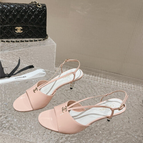 High Quality Luxury Chanel Explosion Models Large Logo Sandals – Style 94214