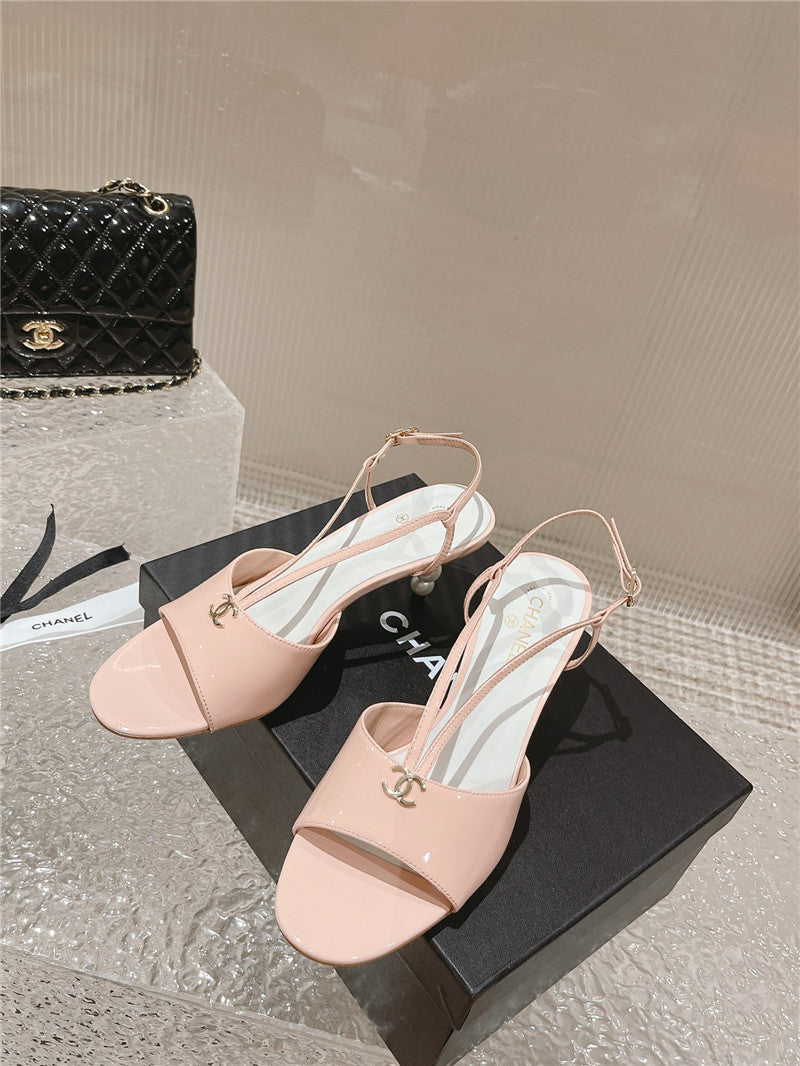 High Quality Luxury Chanel Explosion Models Large Logo Sandals – Style 94214 product detail