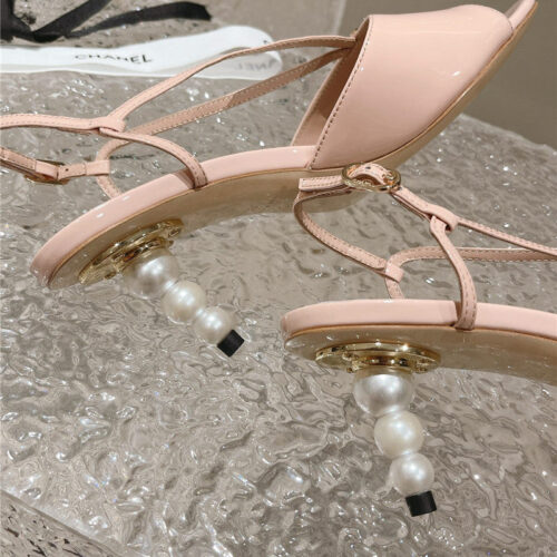 High Quality Luxury Chanel Explosion Models Large Logo Sandals – Style 94214 product detail