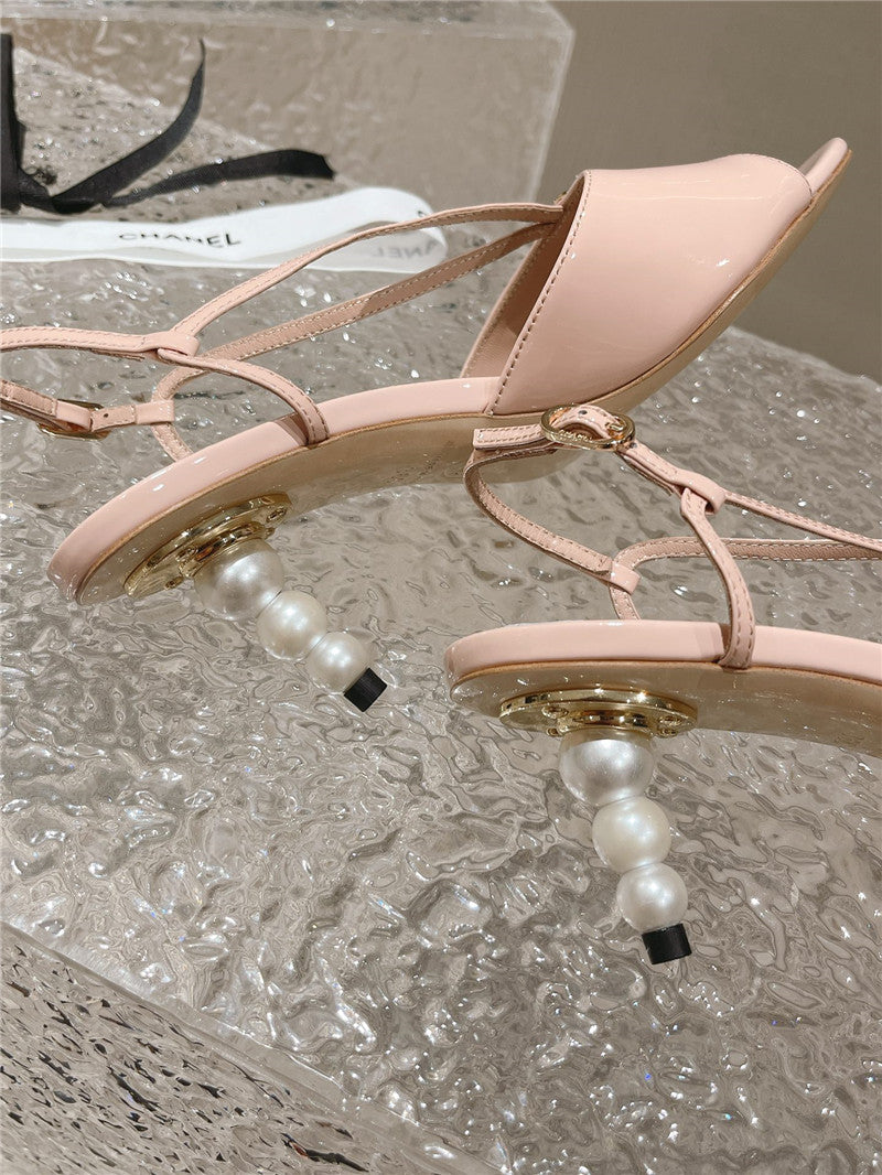 High Quality Luxury Chanel Explosion Models Large Logo Sandals – Style 94214 product detail