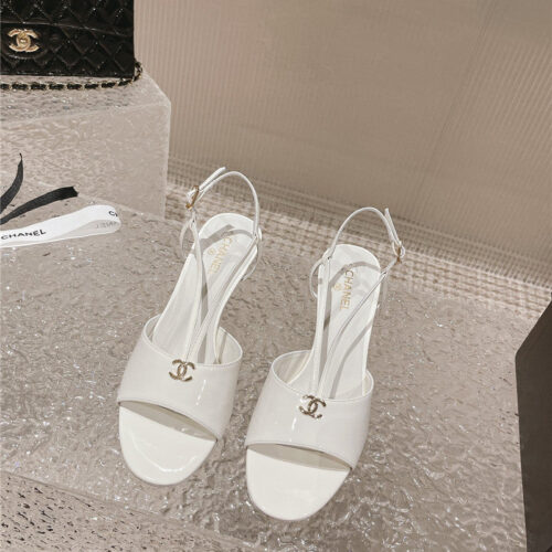 High Quality Luxury Chanel Explosion Models Large Logo Sandals – Style 90822 alternate view