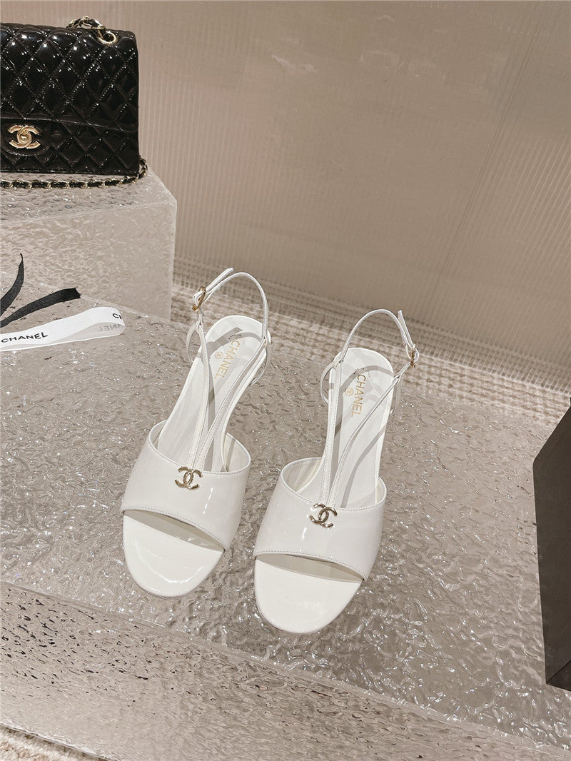 High Quality Luxury Chanel Explosion Models Large Logo Sandals – Style 90822 product detail
