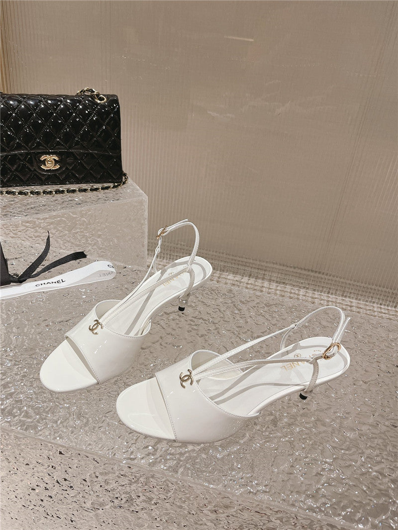 High Quality Luxury Chanel Explosion Models Large Logo Sandals – Style 90822