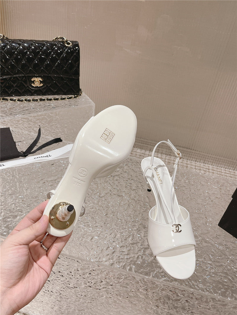 High Quality Luxury Chanel Explosion Models Large Logo Sandals – Style 90822 product detail