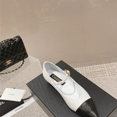 High Quality Luxury Chanel New Sunflower Buckle Mary Jane Shoes – Style 69094 product detail