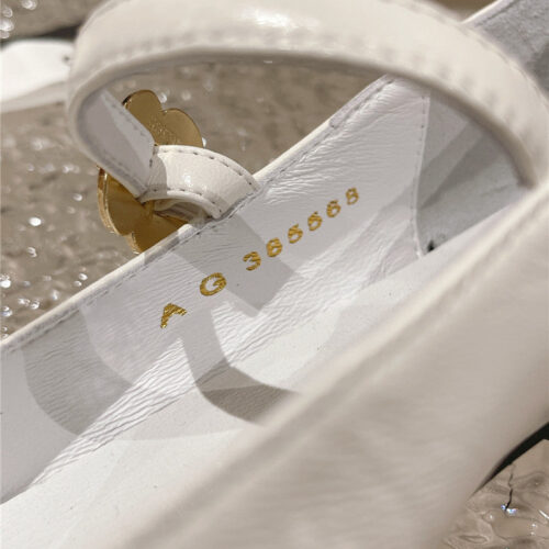 High Quality Luxury Chanel New Sunflower Buckle Mary Jane Shoes – Style 69094 product detail