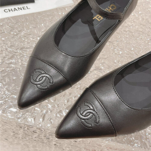 High Quality Luxury Chanel New Sunflower Buckle Mary Jane Shoes – Style 32934 product detail