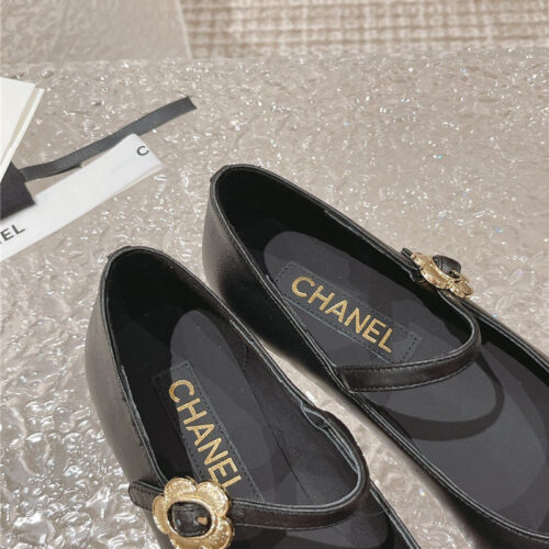 High Quality Luxury Chanel New Sunflower Buckle Mary Jane Shoes – Style 32934 product detail