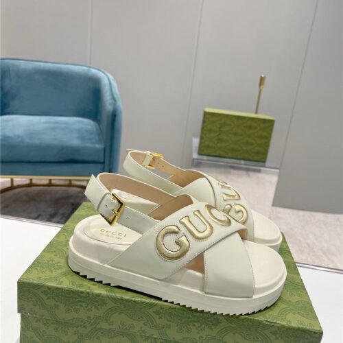 High Quality Luxury Gucci New Platform Slippers alternate view
