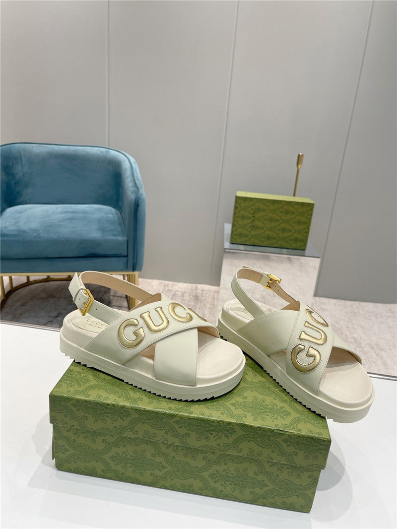 High Quality Luxury Gucci New Platform Slippers