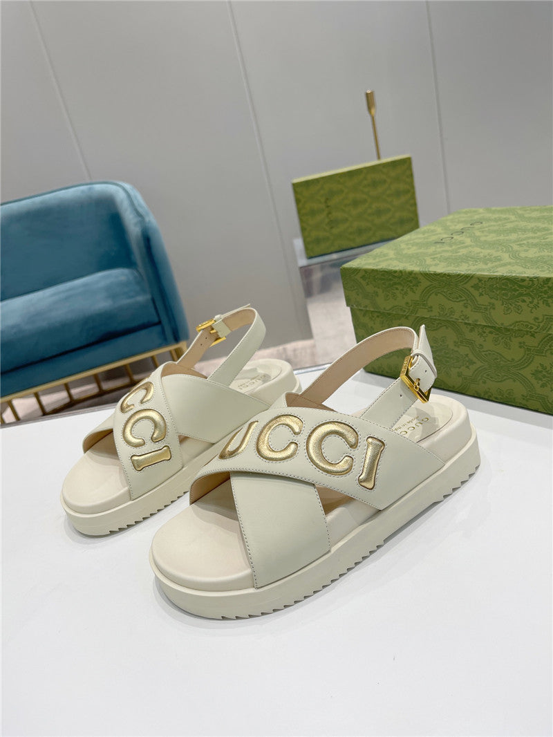 High Quality Luxury Gucci New Platform Slippers product detail