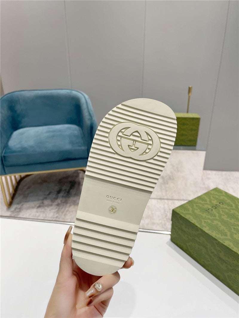 High Quality Luxury Gucci New Platform Slippers product detail