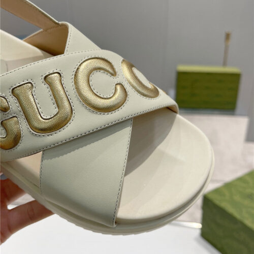 High Quality Luxury Gucci New Platform Slippers product detail