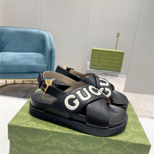 High Quality Luxury Gucci New Platform Slippers – Style 54323 alternate view