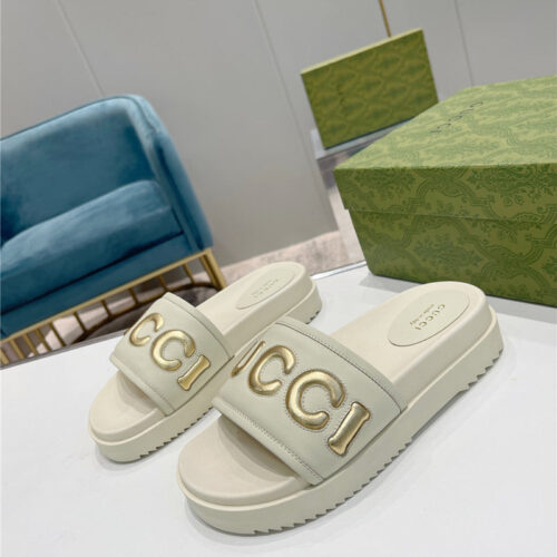 High Quality Luxury Gucci New Platform Slippers – Style 85395 product detail