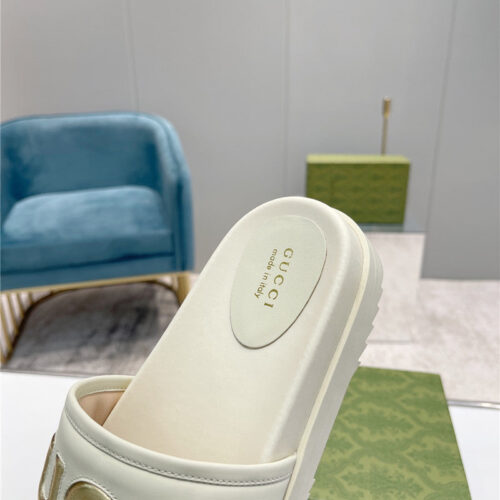 High Quality Luxury Gucci New Platform Slippers – Style 85395 product detail
