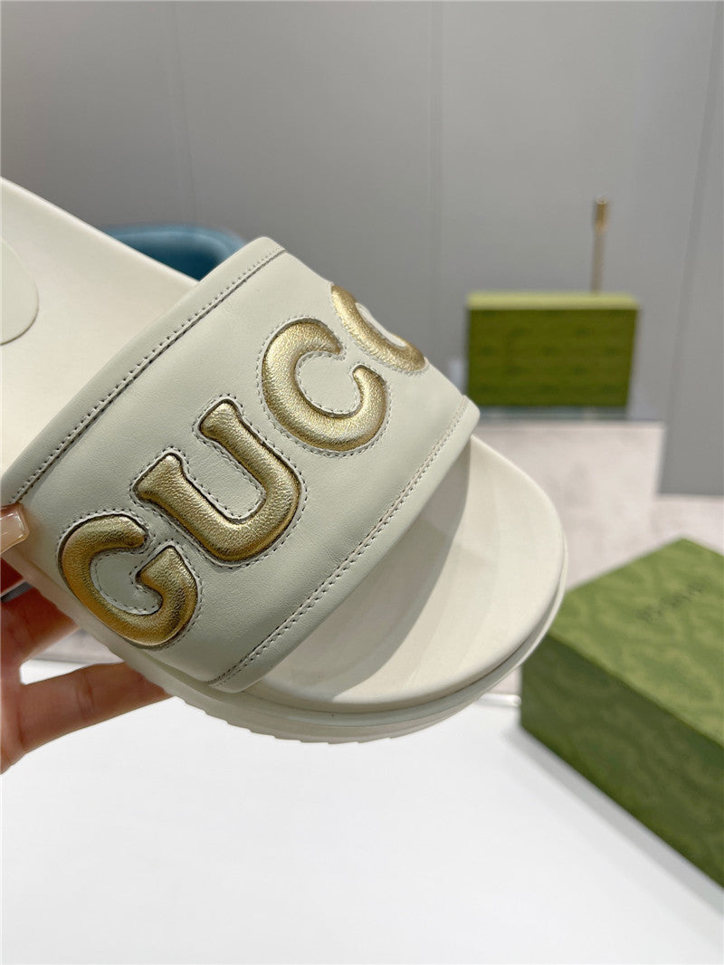 High Quality Luxury Gucci New Platform Slippers – Style 85395 product detail