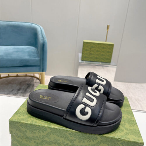 High Quality Luxury Gucci New Platform Slippers – Style 18163