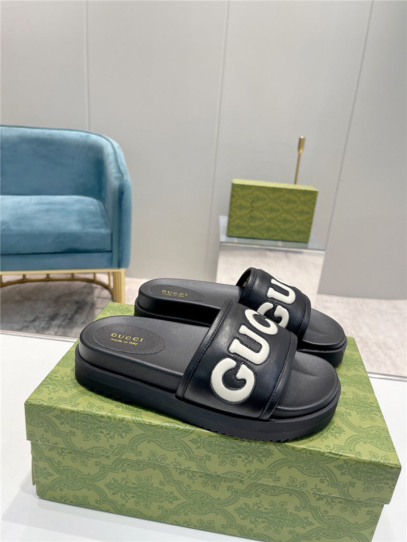 High Quality Luxury Gucci New Platform Slippers – Style 18163