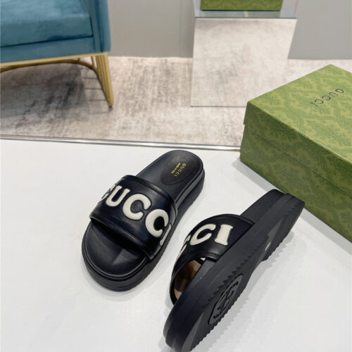 High Quality Luxury Gucci New Platform Slippers – Style 18163 product detail