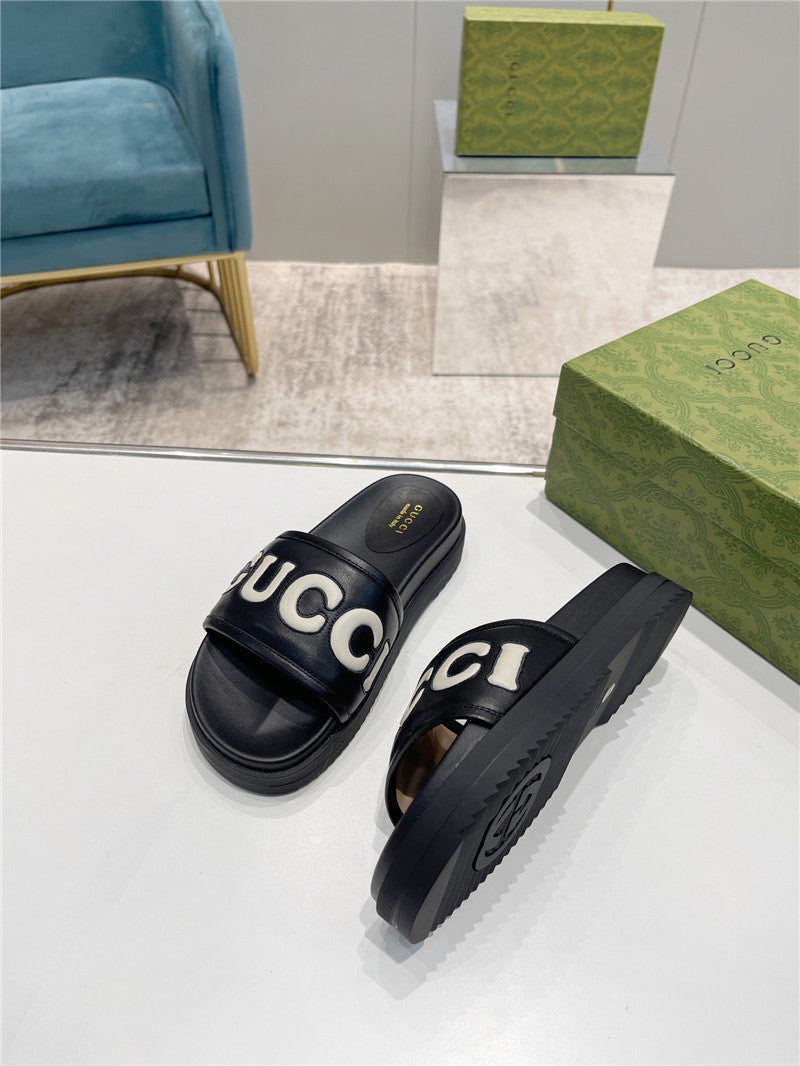High Quality Luxury Gucci New Platform Slippers – Style 18163 product detail