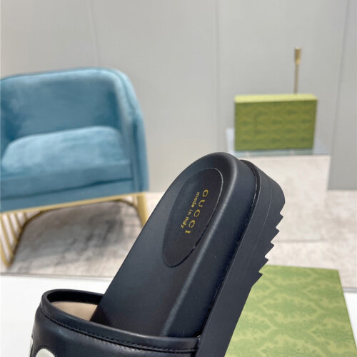 High Quality Luxury Gucci New Platform Slippers – Style 18163 product detail