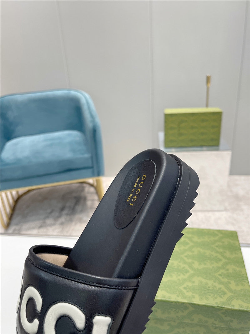 High Quality Luxury Gucci New Platform Slippers – Style 18163 product detail
