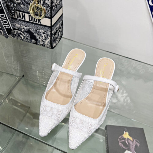 High Quality Luxury Dior Webbing Back Air Sandals