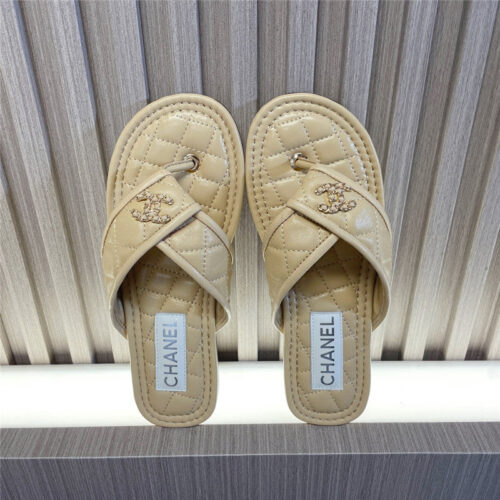 High Quality Luxury Chanel New Flip Flops – Style 87782 product detail
