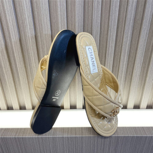 High Quality Luxury Chanel New Flip Flops – Style 87782 product detail