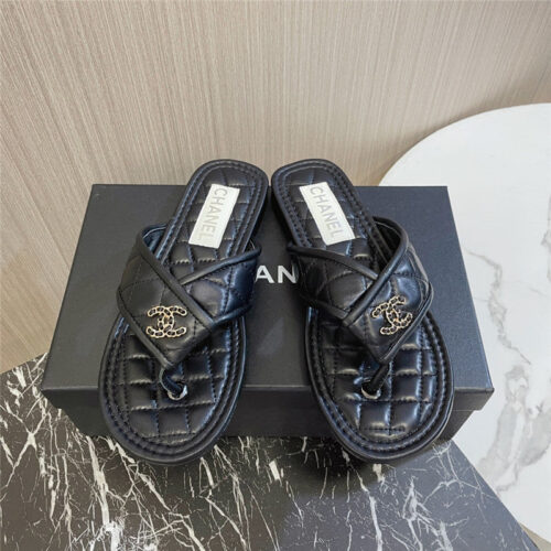 High Quality Luxury Chanel New Flip Flops – Style 84390 product detail