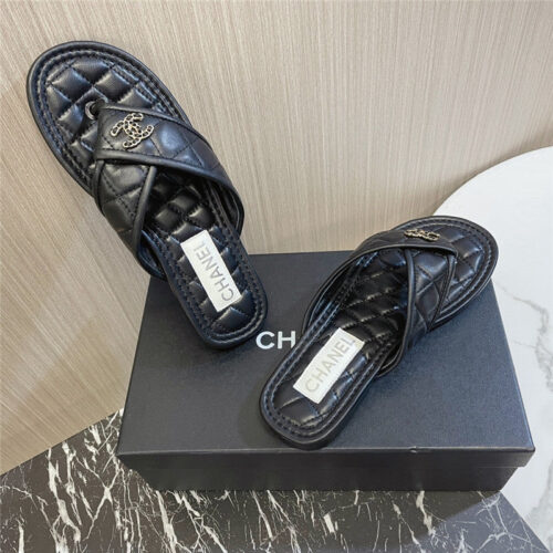 High Quality Luxury Chanel New Flip Flops – Style 84390